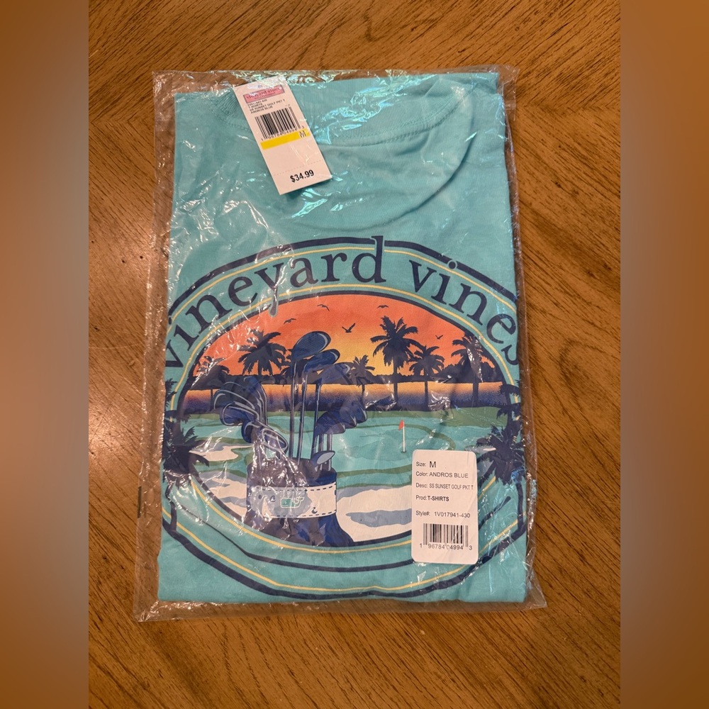 Vineyard Vines Andros Blue Short Sleeve Graphic Tee